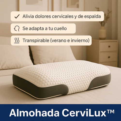 Almohada Ortopédica con Cuello – Descanso y Soporte Perfecto para tu Cuello y Espalda