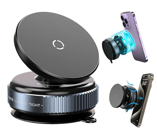Soporte Magnético Giratorio 360° para Celular - Flexibilidad y Estilo para tu Dispositivo