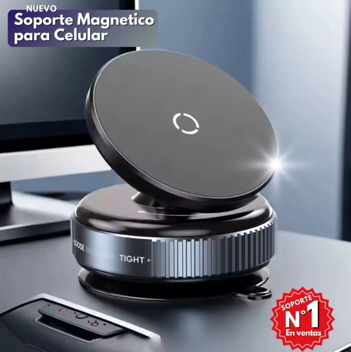 Soporte Magnético Giratorio 360° para Celular - Flexibilidad y Estilo para tu Dispositivo