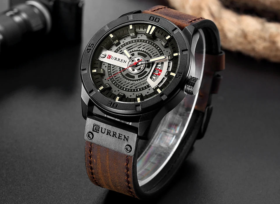 Reloj Curren de Hombre con Correa de Cuero - Elegancia y Estilo en Cada Momento