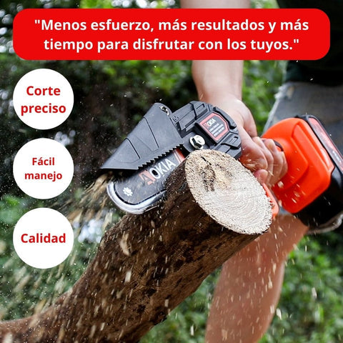 Mini Motosierra Portátil – Potencia en tus Manos, ¡Corta Todo al Instante!